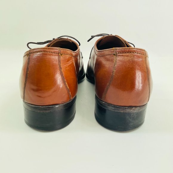 Vintage 70’s Imperial Florsheim Calf Skin Brown Loafers Men’s  11 D main image 5